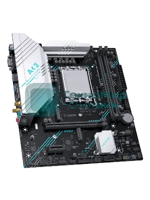 Материнская плата Maxsun B760M GAMING WIFI ACE, LGA 1700, Intel B760, 2xDDR5, 3xSATA, 2xM.2, 1xPCI-E 4.0 x16, 1xPCI-E x1, 1xHDMI, 1xVGA, 1x 1Gb LAN, 2xUSB 2.0, 4xUSB 3.2 Gen1, 7.1, mATX