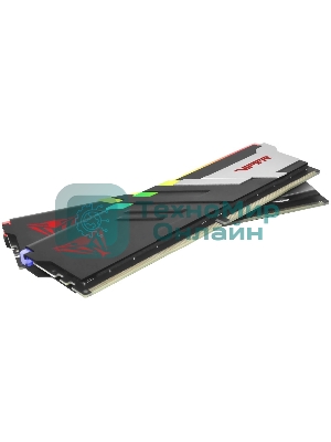 Оперативная память Patriot Viper Venom, DDR5, 48Gb (2x24 Gb), 6000 MHz, CL30, DIMM, радиатор, RGb, черный