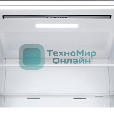 Холодильник LG GA-B509CLSL графитовый двухкамерный 277/107л морозилка снизу, No Frost