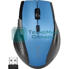 Мышь беспроводная Defender Accura MM-365 синий, 1600 dpi, радиоканал, USB, кнопки - 6