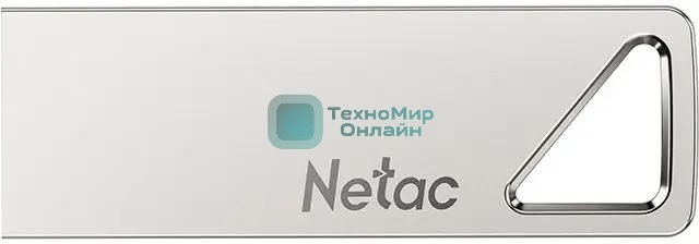 Флешка USB Netac U326 (NT03U326N-004G-20PN), 4Gb, USB 2.0, R/W 50/15, серебристый