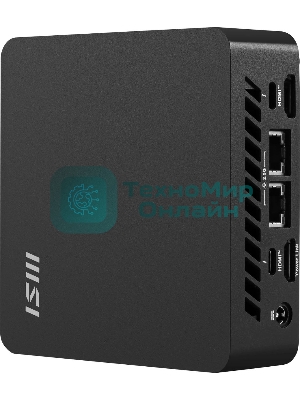 Мини ПК MSI Cubi NUC AI 1UMG-043XRU Core Ultra 5 125H (1.2) 16Gb SSD 512Gb Graphics CR без ОС 2xGbitEth WiFi BT 120W черный (9S6-B20911-043)