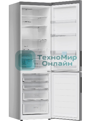 Холодильник Haier C2F620CFU1 серебристый двухкамерный 278/108л морозилка снизу, No Frost