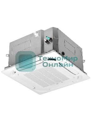 Внутренний блок сплит-системы кассетного типа Electrolux EACC/in-12H/UP4-DC/N8 инвертор, 12000 BTU, 35 м², 29 дБ, охлаждение, обогрев, осушение, белый