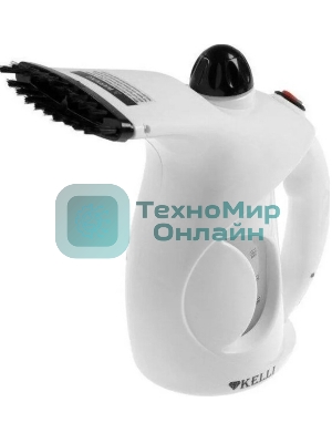 Отпариватель Kelli КL-316 белый, 1650 Вт, 20 г/мин, 250 мл