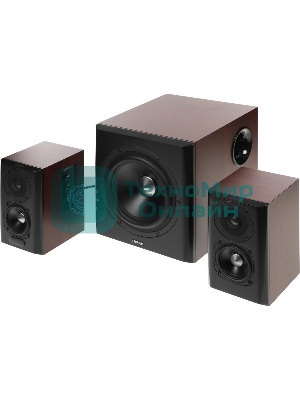Акустическая система Edifier S350DB Brown 2.1,150W RMS, дерево, Bluetooth aptX