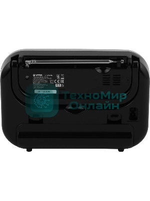 Радиоприемник Vitek VT-3593 (BK) Выходная мощность 1 вт. Динамики 1.Тип батареек UM-2/C