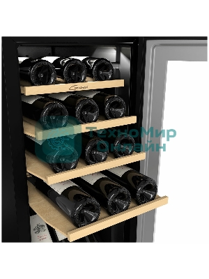 Винный шкаф Libhof GM-18 белый, 53 л, 1 отсек, 18 бут., класс A