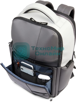 Рюкзак мужской Piquadro Wollem Rubber CA6239W129W/GRN серый/черный полиуретан