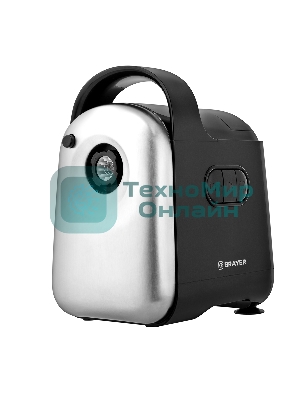 Мясорубка электрическая BRAYER BR1602 черный, 2000 Вт, 2.0 кг/мин, реверс, насадки - 6