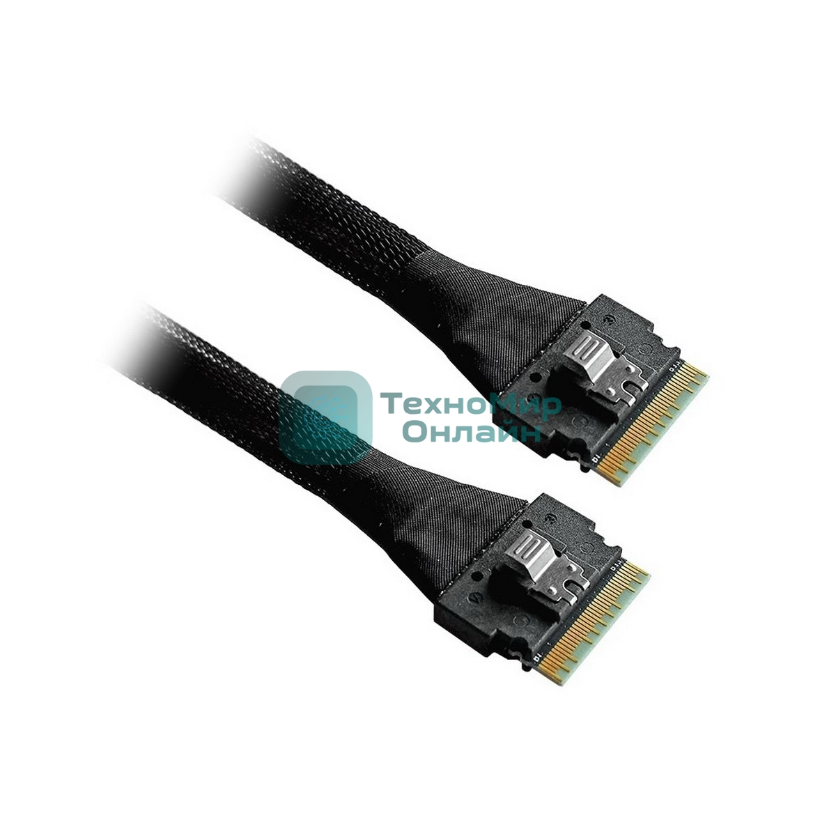 Кабель Amphenol RSL74-7650 Slimline SASx8 (SFF8654) -to- Slimline SASx8 (SFF8654), 67CM (C5454)