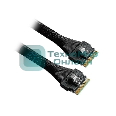 Кабель Amphenol RSL74-7650 Slimline SASx8 (SFF8654) -to- Slimline SASx8 (SFF8654), 67CM (C5454)