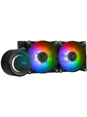 Система жидкостного охлаждения MSI MAG CORELIQUID E240 2x ARGB Fan LGA 1200/1700 AM5/AM4 (306-7ZW5E17-C24)