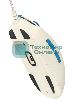 Мышь проводная A4Tech Bloody W72 Ultra Pixels Blue рисунок/бежевый/голубой, 20000 dpi, USB, кнопки - 7