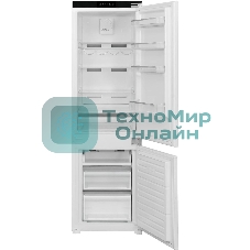 Встраиваемый холодильник Hyundai HBR 1786 2-хкамерн. белый