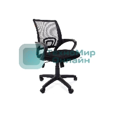 Кресло Chairman 696 TW-01 черный, ткань, 120 кг, механизм качания