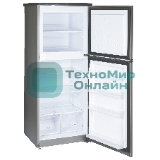 Холодильник Бирюса W553 графит двухкамерный 160/70л морозилка сверху автоматическое оттаивание