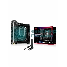 Материнская плата ASUS ROG STRIX B860-I GAMING WIFI, LGA1851, Intel B860, 2xDDR5, 4xSATA, 2xM.2, 1xPCIe 5.0 x16, 1xDP, 1xHDMI, 1xThunderbolt 4, 1x2.5Gb LAN, Wi-Fi 7, 2xUSB 2.0, 3xUSB 3.2 Gen 1, 1xUSB 3.2 Gen 2, 1xUSB 3.2 Gen 2x2, 1xUSB-C, 1xS/PDIF, 2x3.5 мм, 7.1, Mini-ITX