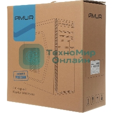 Компьютер Amur Нарвал B7I21 MT i3 12100 (3.3) 16Gb SSD 256Gb UHDG 730 FreeDOS GbitEth 400W мышь клавиатура черный (RUS) (2147002)