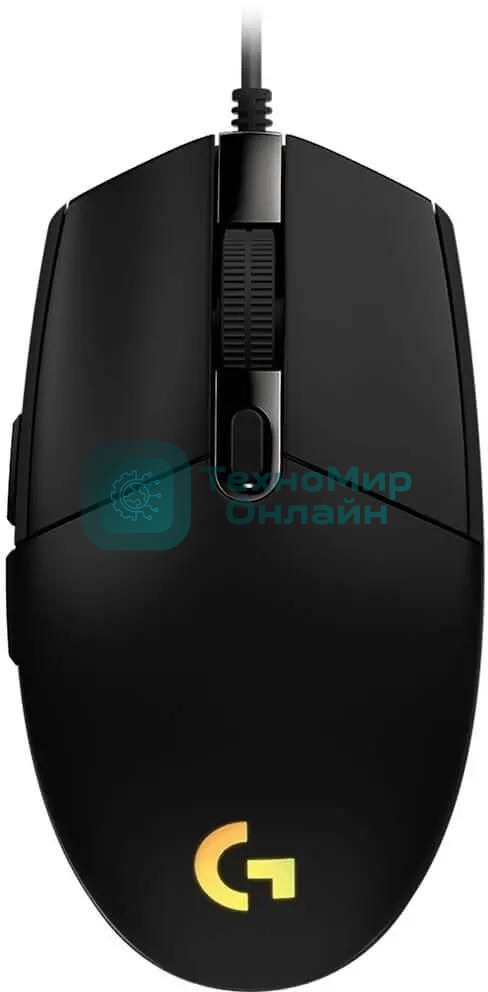 Мышь проводная Logitech G102 LIGHTSYNC черный, 8000 dpi, USB, кнопки - 6