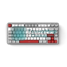 Клавиатура проводная Ritmix RKB-681BL Gray серый-бордовый