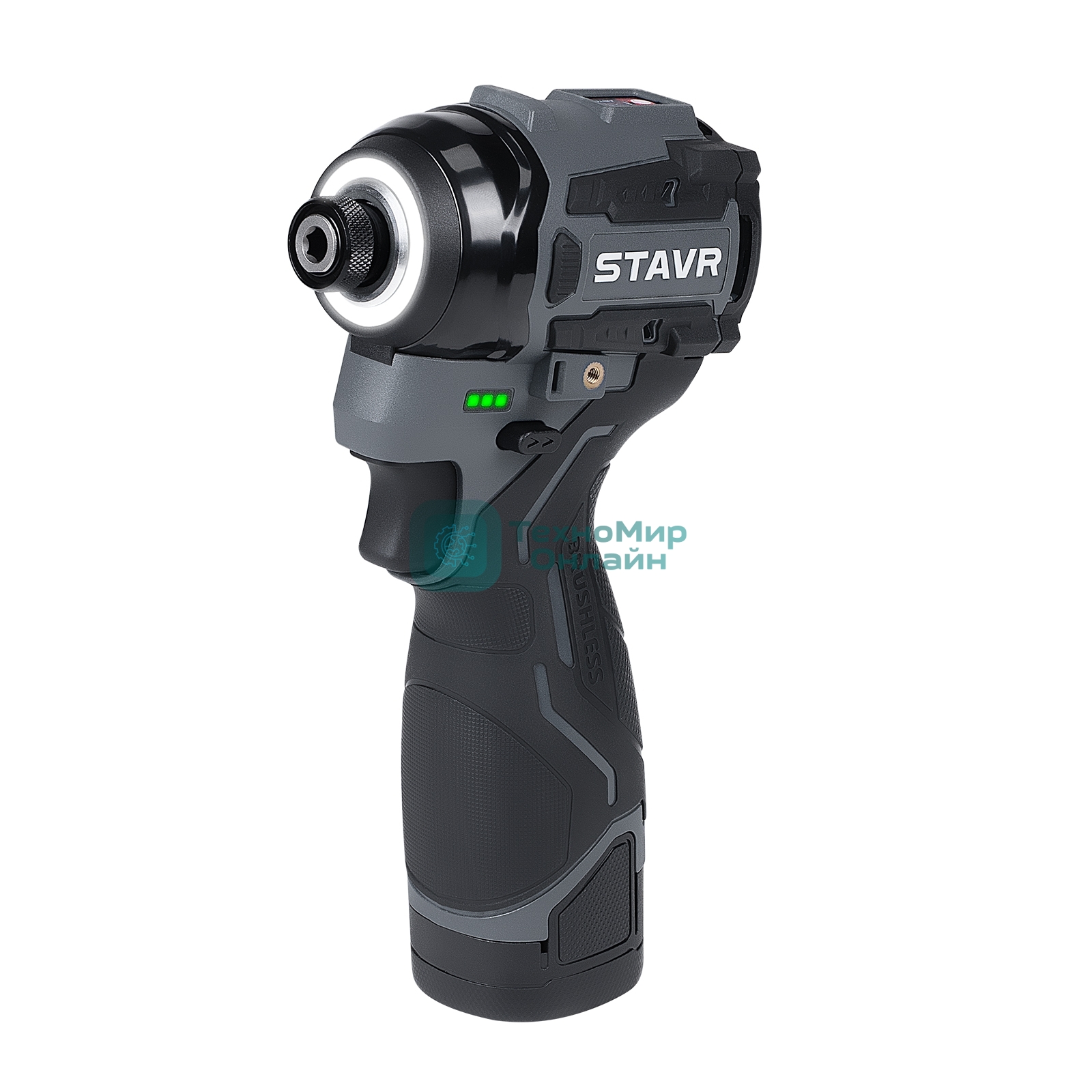 Дрель-шуруповерт СТАВР SID 16BL-160V-2K, 16 В, 2 Ач, 160 Нм, бесщеточный