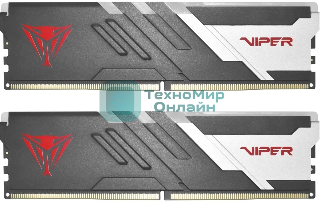 Оперативная память Patriot Viper Venom, DDR5, 48Gb (2x24 Gb), 6000 MHz, CL30, DIMM, радиатор, RGb, черный