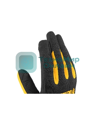 Перчатки универсальные Denzel на липучке, размер 10