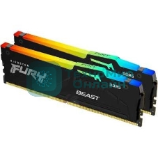 Оперативная память Kingston Fury Beast AMD, DDR5, 64Gb (2x32 Gb), 6000 MHz, CL36, радиатор, черный