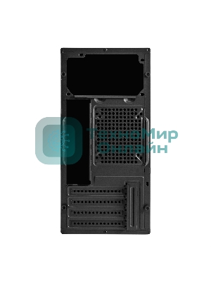 Компьютерный корпус Minitower ExeGate BAA-308M (mATX, без БП, 2*USB, HD Audio, черный)