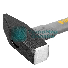 Молоток слесарный Denzel 1000 г, кованый, фибергласовая рукоятка c TPR покрытием