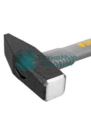 Молоток слесарный Denzel 1000 г, кованый, фибергласовая рукоятка c TPR покрытием