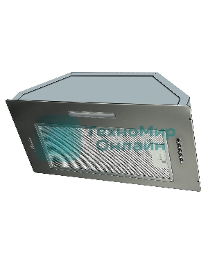 Встраиваемая вытяжка MONSHER ANGERS 60 Acier, ширина 60 см, отвод/рециркуляция, 500 м3/час, механическое кнопочное управление, 3 скорости, светодиодное освещение 1х5 Вт, металлические жироулавливающие фильтры, угольный фильтр KFY (опция), уровень шума 45 дБ, нержавеющая сталь ПРОМО