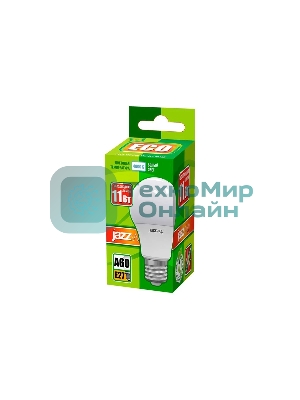Лампа светодиодная JazzWay PLED-ECO/SE-A60 11Вт грушевидная 4000К белый E27 840лм 220В