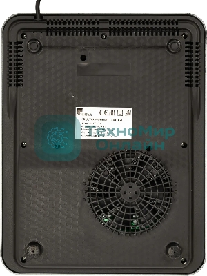 Плита настольная электрическая Kitfort КТ-102 черный, стеклокерамика