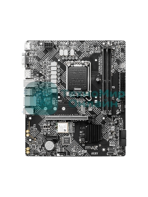 Материнская плата MSI PRO H610M-G WIFI H610, LGA1700, 2*DDR5, 1*PCIEx16, 1*PCIEx1, 1*M.2, 4*USB3.2Gen1, 6*USB2.0, 4*SATA3.0, 1G, VGA, DP, HDMI, M-ATX, RTL