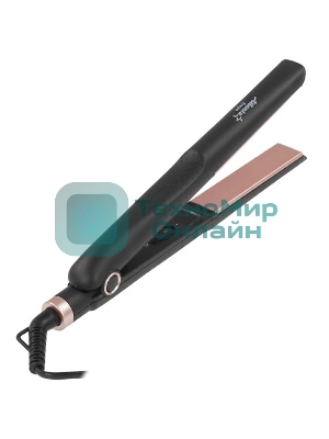 Выпрямитель для волос Atlanta ATH-6742 черный, 25 мм, 200 °C, 1 режим