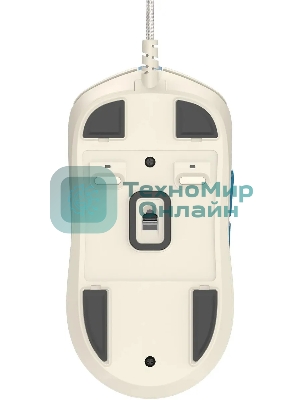 Мышь проводная A4Tech Bloody W72 Ultra Pixels Blue рисунок/бежевый/голубой, 20000 dpi, USB, кнопки - 7