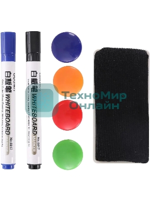 Флипчарт Deli 7892, лак, 90x60 см на треноге белый с аксессуарами