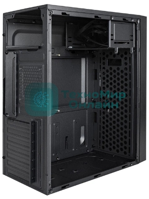 Компьютерный корпус Miditower ExeGate AA-440U-UNS350 (ATX, БП UNS350 с вент. 12см, 2хUSB+1хUSB 3.0, аудио, черный)