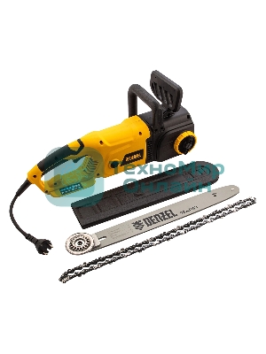 Пила цепная электрическая Denzel EDS-2000, 2кВт, продольная, шина 40 см, шаг 3/8, паз 1,3мм, 56зв