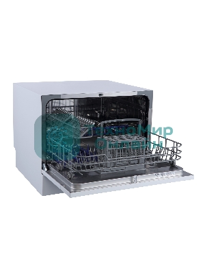 Посудомоечная машина Бирюса DWC-506/5 W, белый, 55 см, 6 компл., 49 дБ, класс A+