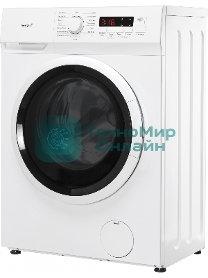 Стиральная машина Weissgauff WM 4106 D белая, загрузка фронтальная 6кг, 1000 об/мин., класс: A+++