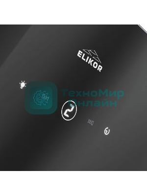 Вытяжка наклонная Elikor Rise BK 50 черный, 50 см, 750 куб. м/ч, 56 дБ