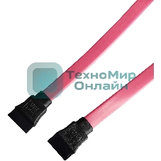 Кабель Buro SATA SATA 0.5м (BU-SATA-SATA0.5M) красный