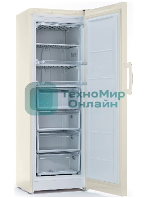 Морозильная камера Indesit DSZ 5175 E, бежевый, 261 л, 4 ящика