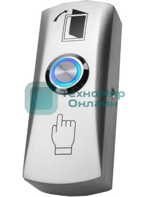 Кнопка выхода Tantos TS-Click Light серебристый подсветка