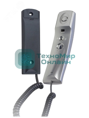 Устройство квартирное переговорное с регулировкой громкости вызова VIZIT УКП-7М Серебристый металлик