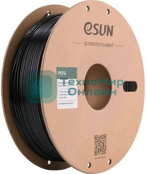 Пластик для принтера 3D Esun PETG175B1P1 PETG 1кг 1цв. черный