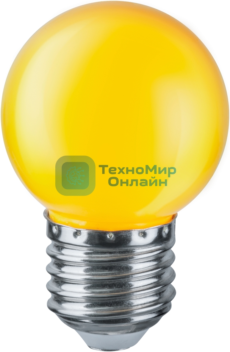 Лампа светодиодная Navigator NLL-G45-1-230-Y-E27 1 Вт шар E27 230В